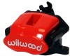 Wilwood Caliper-Combination Parking Brake-Pos 13-R/H-Red 41mm piston .81in Disc - Wilwood - part 120-10113-13-RD - TLNS Motorsports