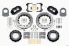 Wilwood Narrow Superlite 4R Front Hat Kit 14.00in Drilled 66-75 Ford Bronco Dana 30/44 w/Lines - Wilwood - part 140-13329-D - TLNS Motorsports