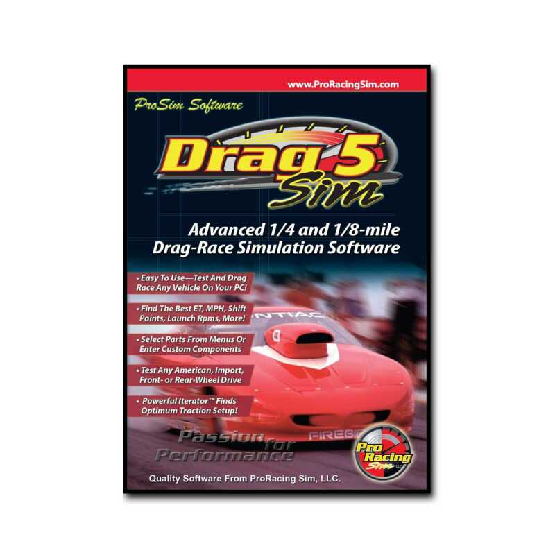 Comp Cams Software, Drag Sim 5 - COMP Cams - part 181601 - TLNS Motorsports