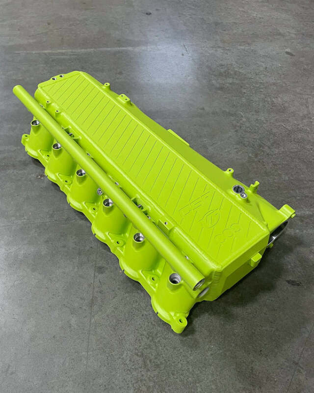 CSF Toyota A90/A91 Supra/ BMW G-Series B58 Charge-Air Cooler Manifold - Sublime Yellow Green - CSF - part 8200SYG - TLNS Motorsports