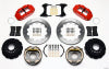 Wilwood Narrow Superlite 4R Rear P-Brk Kit 12.88in Red Chevy 12 Bolt w/ C-Clips - Wilwood - part 140-13678-R - TLNS Motorsports
