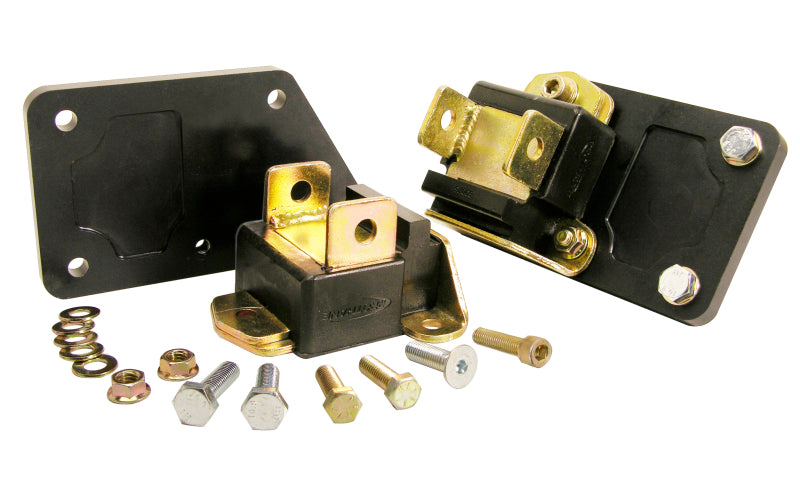 Prothane Chevy LS1 Motor Mount Adapter Kit - Type B - Black - part 7-520-BL - TLNS Motorsports