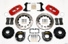 Wilwood AERO4 Rear P-Brake Kit 14.00in Drill Red 58-64 Olds/Pontiac Ends 2.81in Offset - Wilwood - part 140-10953-DR - TLNS Motorsports