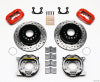 Wilwood Forged Dynalite P/S Park Brake Kit Drilled Red Small Ford 2.66in Offset - Wilwood - part 140-7143-DR - TLNS Motorsports