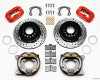 Wilwood Forged Dynalite P/S Park Brake Kit Drilled Red Ford 8.8 Special w/2.50in Offset-5 Lug - Wilwood - part 140-13719-DR - TLNS Motorsports