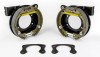 Wilwood Brackets (2) - Disc/Drum Big Ford-New 2.50in Offset 1pc vented - Wilwood - part 249-7110/11 - TLNS Motorsports
