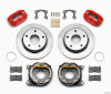 Wilwood Dynapro Lug Mount P/S Park Brake Kit Red Small Ford 2.36in Off Bronco 5 x 5.50 - Wilwood - part 140-13320-R - TLNS Motorsports