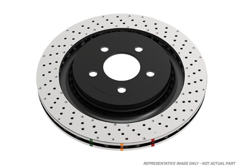 DBA 11-13 BMW 1 Series M Rear 4000 Series Drilled Rotors - DBA - part DBA42281XD - TLNS Motorsports