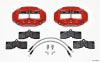 Wilwood D8-6 Front Caliper Kit Red Corvette C2 / C3 65-82 - Wilwood - part 140-11857-R - TLNS Motorsports