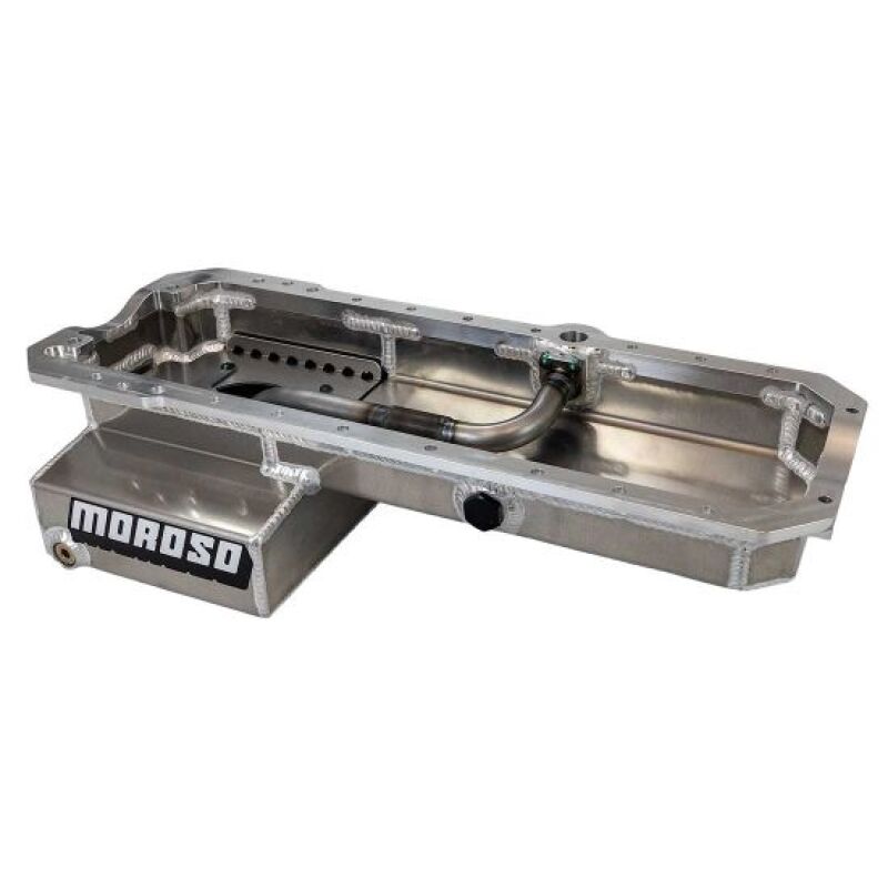 Moroso Toyota 1JZ/2JZ Aluminum Road Race Baffled Wet Sump Oil Pan (5.75in Deep / 6QT) - Moroso - part 20948 - TLNS Motorsports