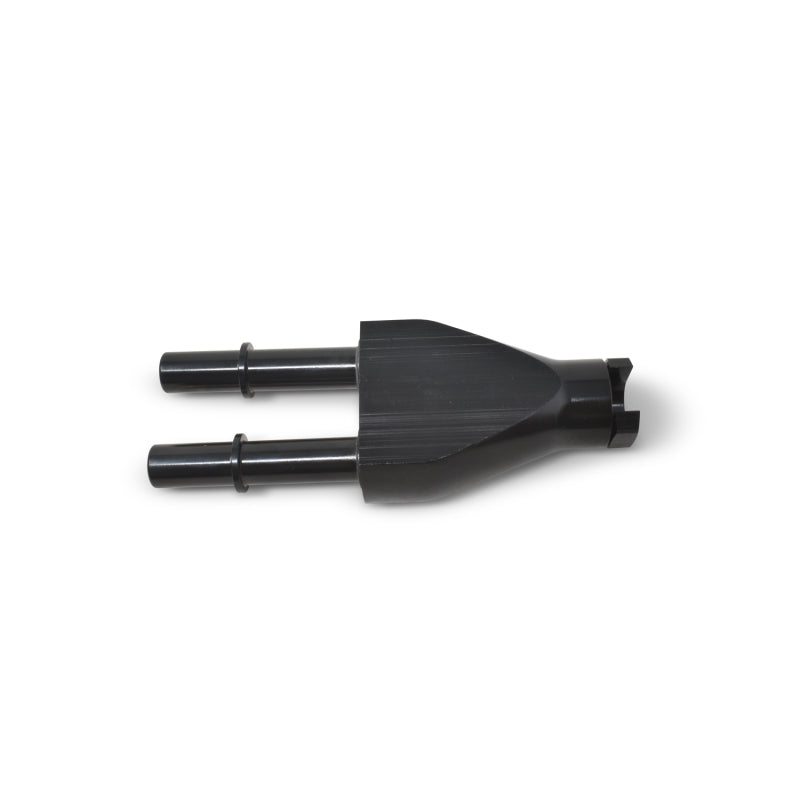 Russell Adapter Y-Block 3/8in Sae Quick Disconnect Female To 2X 3/8in Sae Qd Male Blk Anodized - Russell - part 644163 - TLNS Motorsports