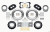 Wilwood Narrow Superlite 4R Front Hat Kit 14.00in 76-77 Ford Bronco Dana 44 w/Lines - Wilwood - part 140-13330 - TLNS Motorsports