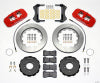 Wilwood AERO6 Front Hat Kit 14.25 Red 2014-Up Corvette C7 w/Lines - Wilwood - part 140-13697-R - TLNS Motorsports