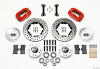 Wilwood Forged Dynalite Front Kit 11.00in Drilled Red 82-92 Camaro//Firebird - Wilwood - part 140-11012-DR - TLNS Motorsports