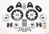 Wilwood Forged Dynalite Front Drag Kit Drilled Rotor 1965-1969 Mustang Disc & Drum Spindle - Wilwood - part 140-4307-BD - TLNS Motorsports