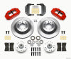 Wilwood Narrow Superlite 6R Front Hub & 1PC Rtr Kit 12.88in-Red Magnum Force Drop Spindle - Wilwood - part 140-12272-R - TLNS Motorsports