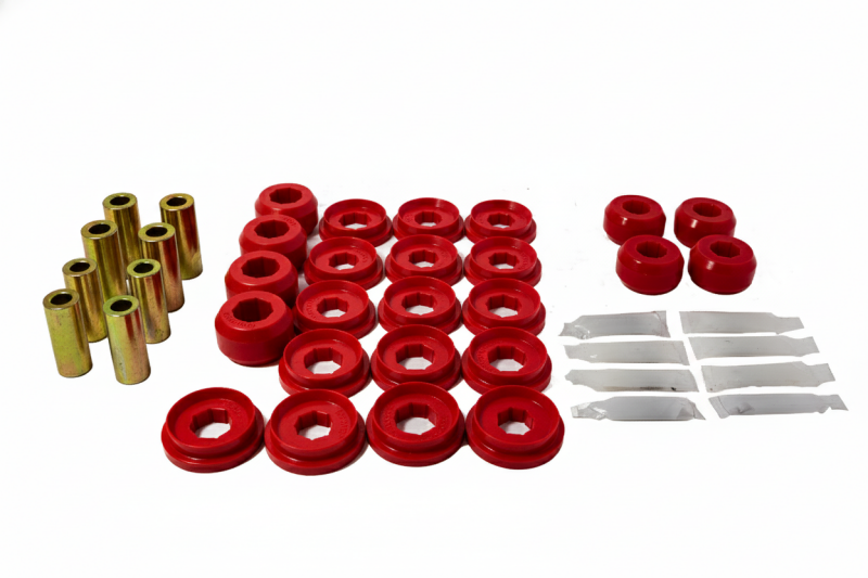 Energy Suspension 10-24 Toyota 4Runner Rear Control Arm Bushing Set - Red - Energy Suspension - part 8.3148R - TLNS Motorsports