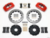 Wilwood FSLI4 Front Hat Kit 13.00in Drilled Red Nissan 240SX - Wilwood - part 140-9194-DR - TLNS Motorsports