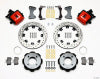 Wilwood Combination Parking Brake Rear Kit 11.75in Drilled Red 2011 Fiesta Rear - Wilwood - part 140-11900-DR - TLNS Motorsports