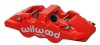 Wilwood Caliper-Aero6-R/H - Red 1.62/1.12/1.12in Pistons 1.25in Disc - Wilwood - part 120-13289-RD - TLNS Motorsports