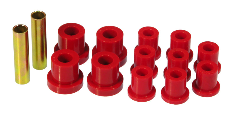 Prothane 54-62 Chevy Corvette Rear Leaf Spring Bushings - Red - Prothane