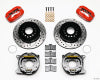 Wilwood Forged Dynalite P/S Park Brake Kit Drilled Red Ford 8.8 w/2.5in Offset-5 Lug - Wilwood - part 140-7146-DR - TLNS Motorsports