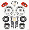 Wilwood Narrow Superlite 4R Rear Kit 12.88in Red Speedway Eng Floater w/ New Style End - Wilwood - part 140-11877-DR - TLNS Motorsports