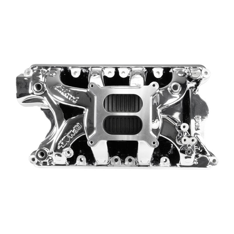Edelbrock RPM Air-Gap Small Block Ford 351W Intake Manifold - Chrome Plasma Finish - Edelbrock - part 7581-CP - TLNS Motorsports