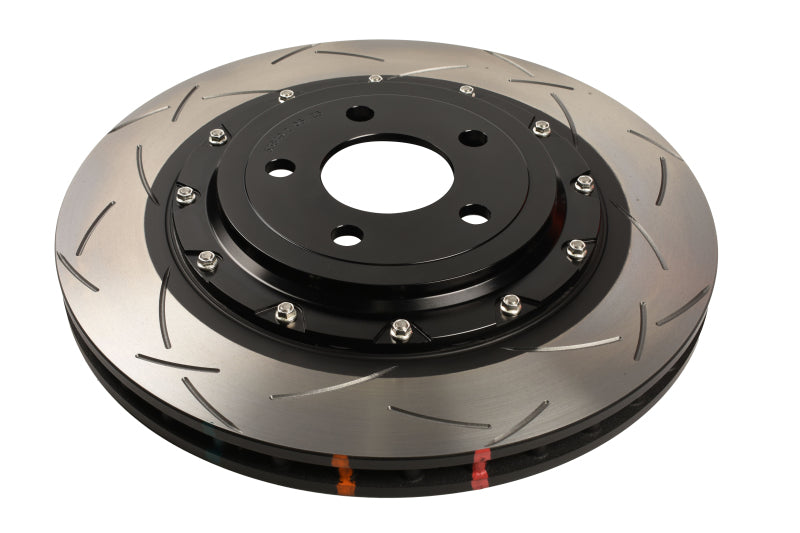 DBA 24-26 Ford Mustang (390mm Front Rotor) Rear 5000 Series Slotted Rotor (w/Black Hat) - DBA - part DBA53849BLKS - TLNS Motorsports