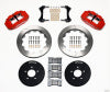 Wilwood Narrow Superlite 6R Front Hat Kit 12.88in Red 1994-2004 Mustang - Wilwood - part 140-9107-R - TLNS Motorsports