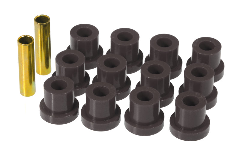 Prothane 55 Chevy Full Rear Spring Bushings - Black - Prothane