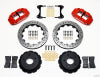 Wilwood Narrow Superlite 4R Rear Kit 12.88in Drilled Red 65-82 Corvette C2/C3 - Wilwood - part 140-10471-DR - TLNS Motorsports