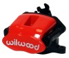 Wilwood Caliper-Combination Parking Brake-Pos 1-L/H-Red 34mm piston .81in Disc - Wilwood - part 120-9809-1-RD - TLNS Motorsports