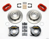 Wilwood Forged Dynalite P/S Park Brake Kit Red Chevy 12 Bolt-Spec 3.15in Bearing Staggered mt - Wilwood - part 140-10918-R - TLNS Motorsports