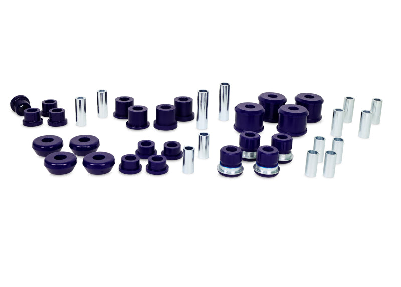 SuperPro 90-97 Mitsubishi Montero LS Control Arm & Trailing Arm Bushing Kit - (65mm Trailing Arm) - Superpro - part KIT5108K - TLNS Motorsports