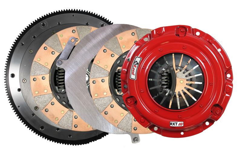 McLeod 18-23 Ford Mustang RXT Twin Disc Clutch Kit 1 1/8 x 26 Spline 164T 8 Bolt AL Flywheel - McLeod Racing - part 6333807HD - TLNS Motorsports