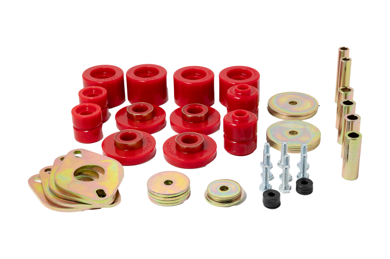 Energy Suspension 07-13 Toyota Tundra Body Mount Set - Red - Energy Suspension - part 8.4118R - TLNS Motorsports