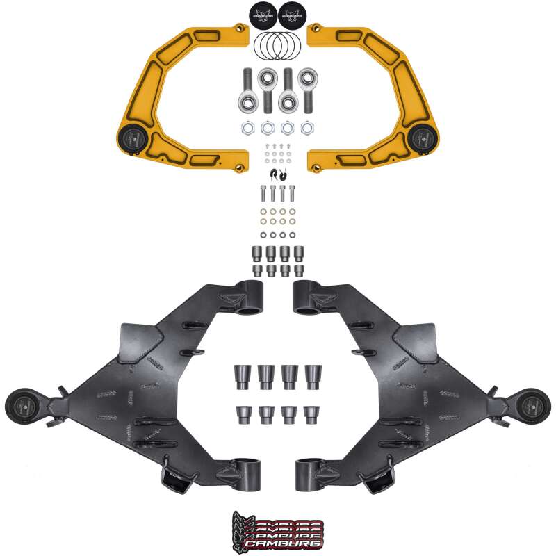 Camburg 22-25 Toyota Tundra 2wd/4wd Trail Series L/T Kit (BILLET XJ UCA) (GOLD) - Camburg - part CAM-310217-KX-GLD - TLNS Motorsports