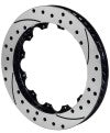 Wilwood Rotor-SRP48 Iron-LH-BLK-Drill 12.88 x .750 - 12 on 8.75in - Wilwood - part 160-12470-BK - TLNS Motorsports