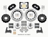 Wilwood Narrow Superlite 6R Front Hub Kit 14.00in Drilled 65-72 CDP C Body -Drum - Wilwood - part 140-15200-D - TLNS Motorsports