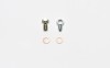 Wilwood Fitting Kit -3 Male w/ 3/8-24 Banjo Bolt (For Banjo Outlet Master Cylinders) - Wilwood - part 220-13674 - TLNS Motorsports