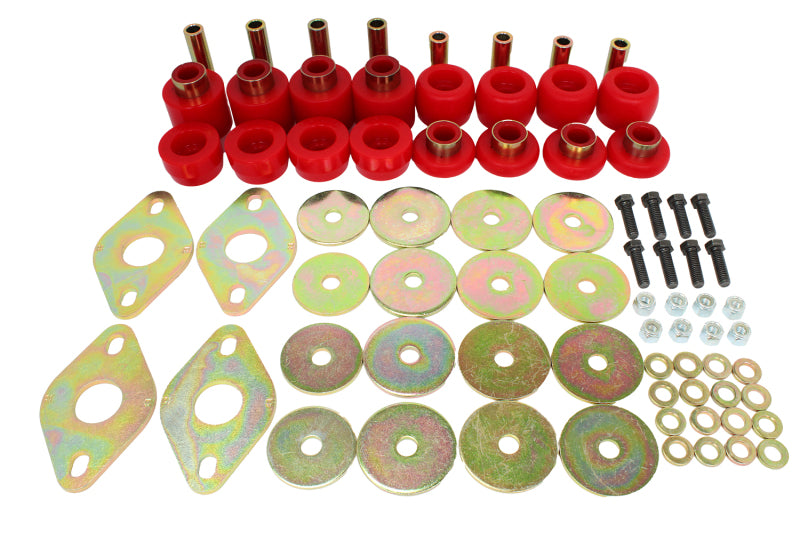 Energy Suspension 04-15 Nissan Titan Body Mount Set - Red - Energy Suspension - part 7.4104R - TLNS Motorsports
