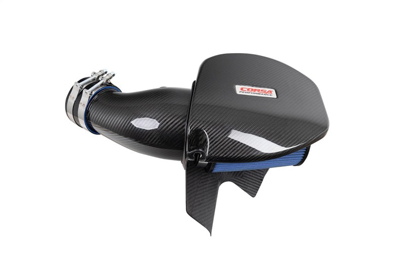 Corsa 21-23 Dodge Challenger/Charger 6.4L V8 Carbon Fiber Open Element Air Intake - Oiled - CORSA Performance - part 44016 - TLNS Motorsports