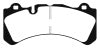 EBC 2014+ Volvo S60 Polestar/V60 Polestar 3.0T Yellowstuff Front Brake Pads - EBC - part DP4071R - TLNS Motorsports