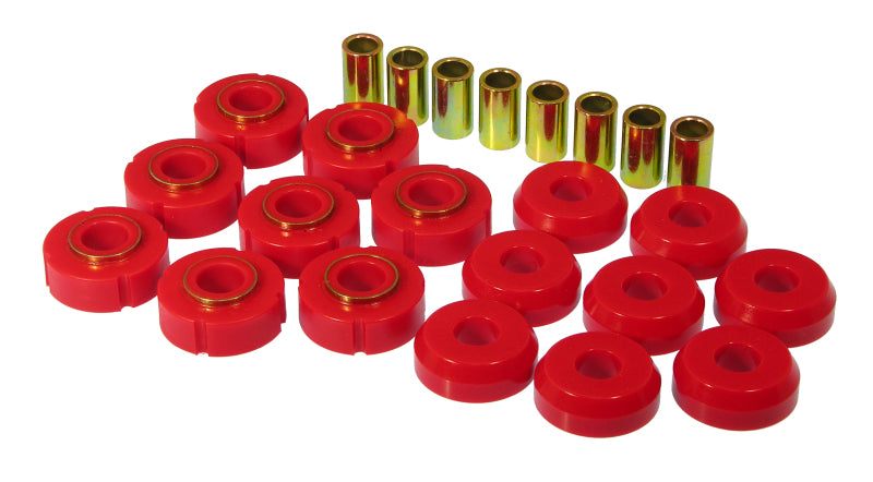 Prothane 72-81 International Scout II Body Mounts - Red - part 9-101 - TLNS Motorsports