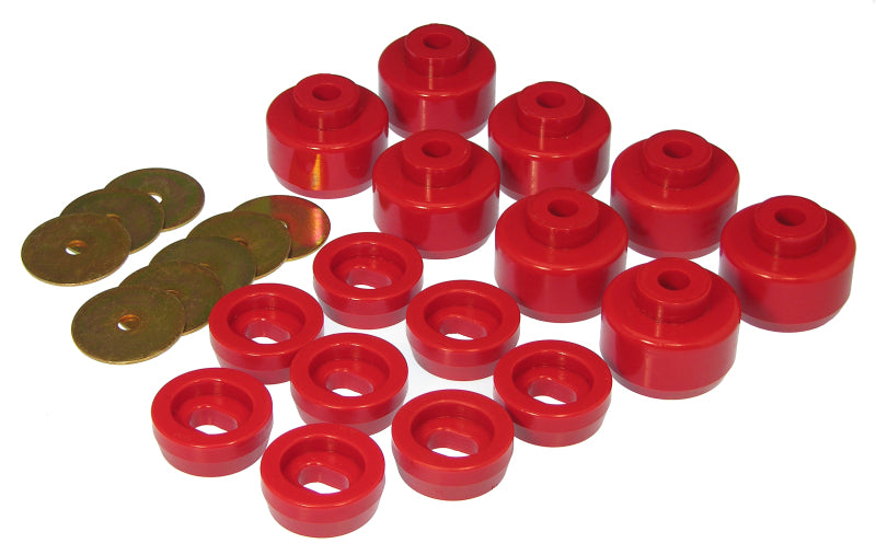 Prothane 99-07 Chevy Silverado Canadian Model Body Mount - Red - part 7-148 - TLNS Motorsports