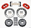 Wilwood Narrow Superlite 4R Rear Kit 12.88in Drilled Red 97-04 Corvette C5/Z06 - Wilwood - part 140-8032-DR - TLNS Motorsports