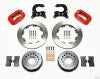 Wilwood Forged Dynalite P/S Rear Kit Red 58-64 Olds/Pontiac Ends - Wilwood - part 140-2111-R - TLNS Motorsports