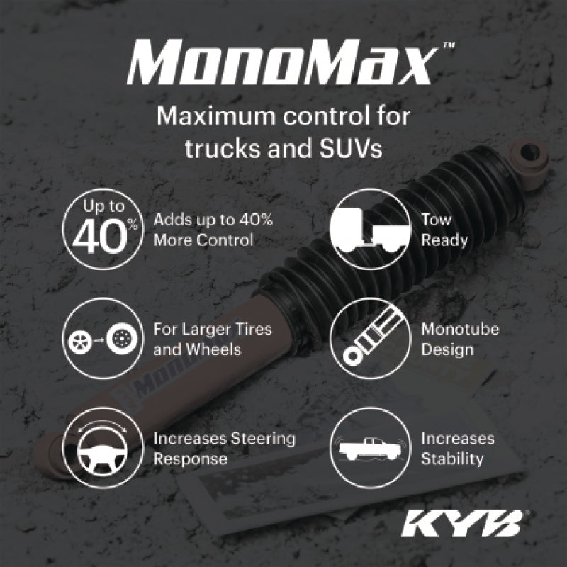 KYB 19-25 RAM 1500 w/ Off Road Susp. (w/o Air Susp.) (Exc. Rebel & TRX) MonoMax Gas Shock - Rear - KYB - part 5650025 - TLNS Motorsports