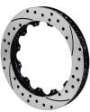 Wilwood Rotor-SRP48 SPC-37-LH-BLK-Drill 12.88 x 1.25 - 12 on 8.75in - Wilwood - part 160-7173-BK - TLNS Motorsports